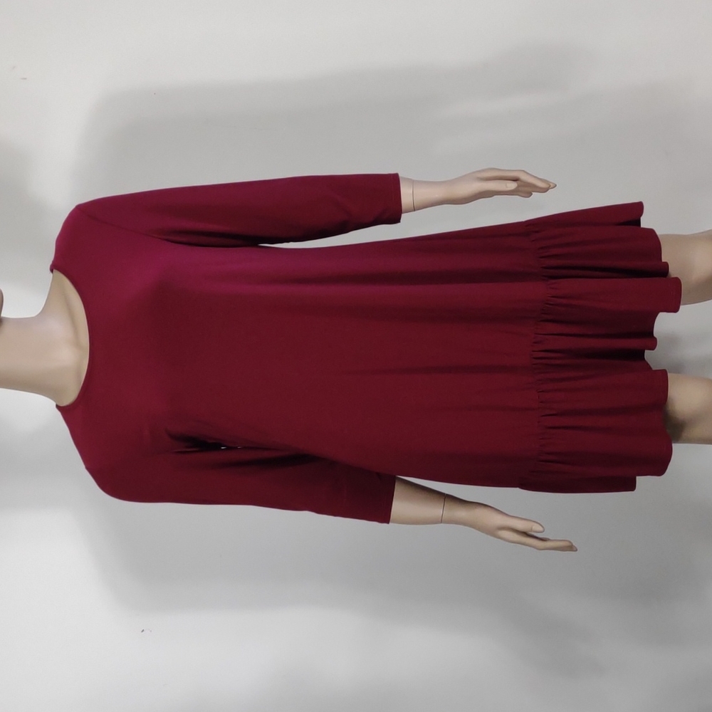 Tash & Sophie size 8 Wine Red long sleeved Midi Dress